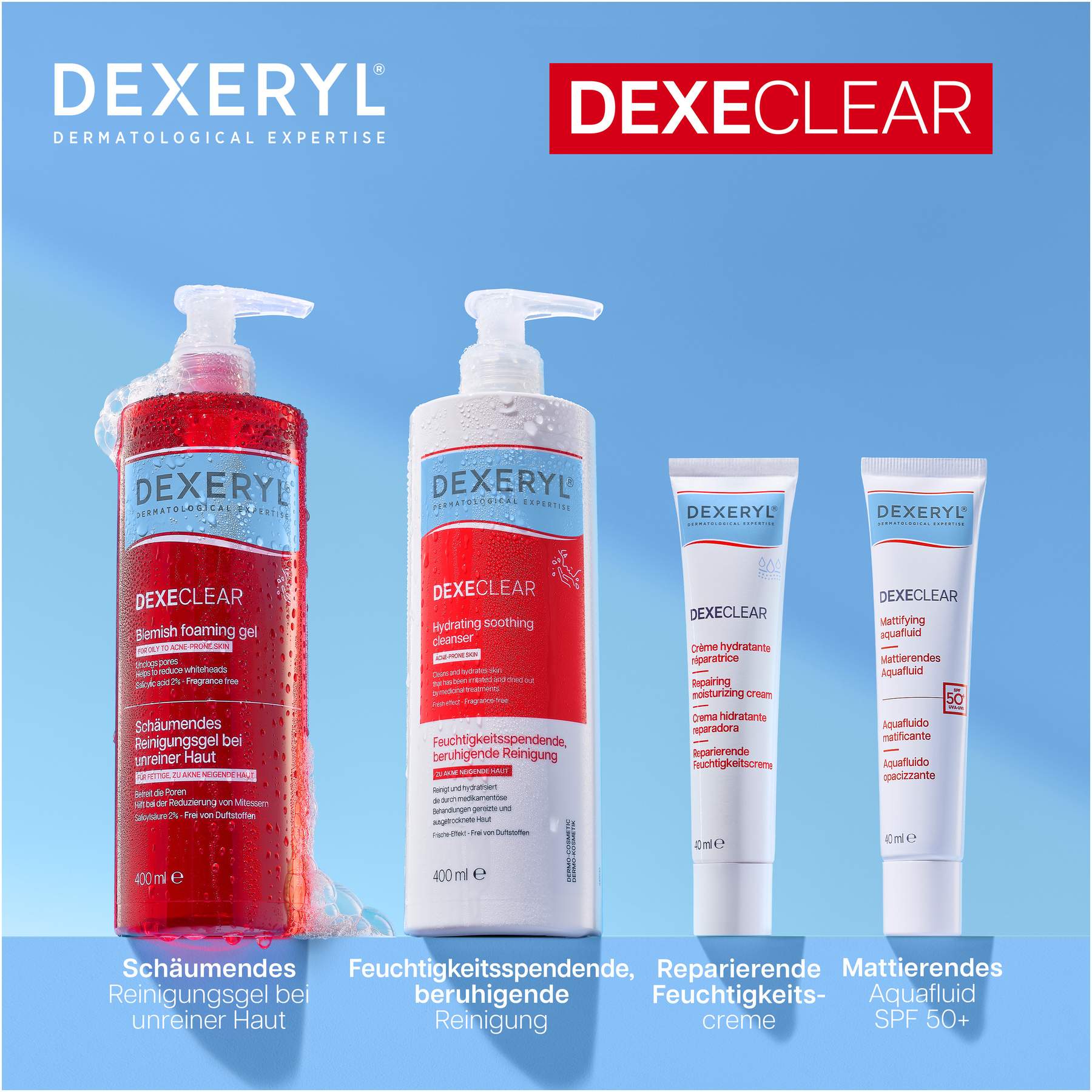 Dexeryl Dexeclear reparierende Feuchtigkeitscreme 40 ml