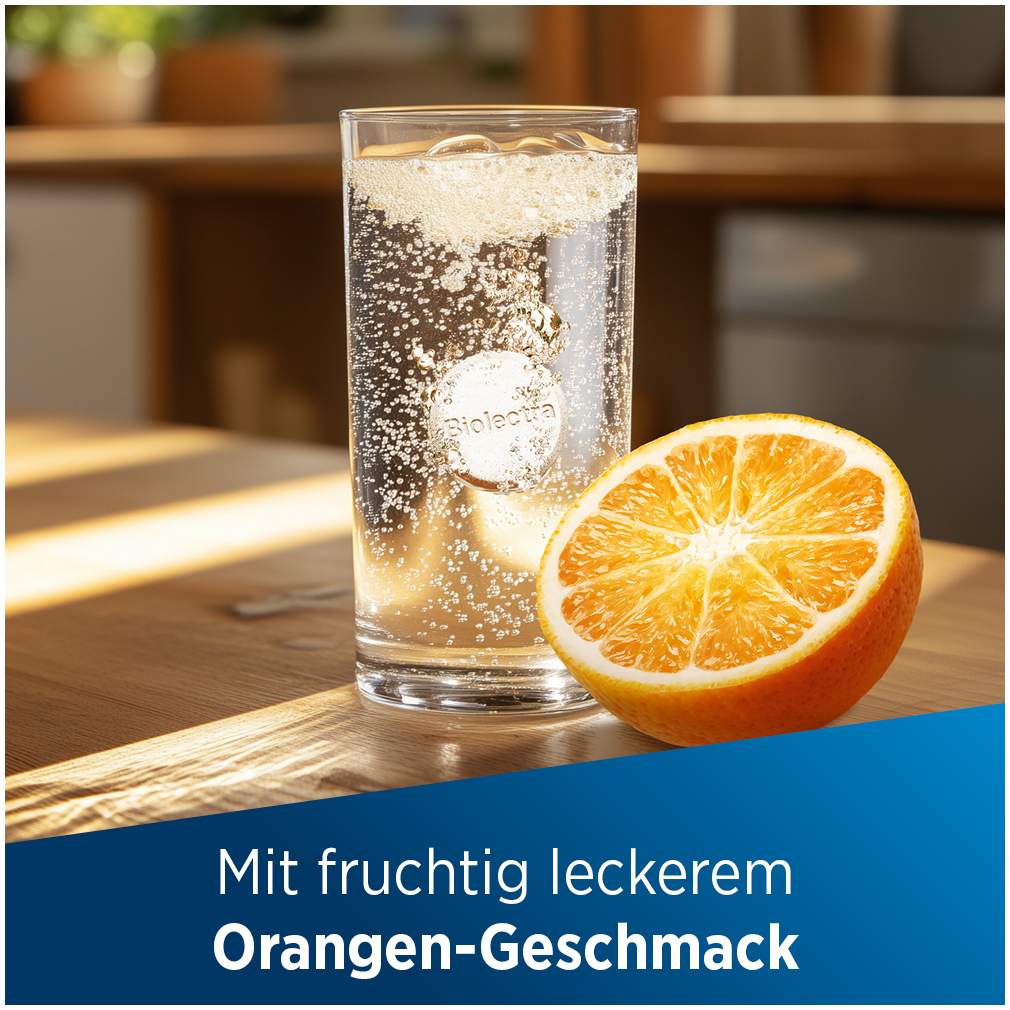 Biolectra Magnesium 243 mg forte Orangengeschmack 40 Brausetabletten