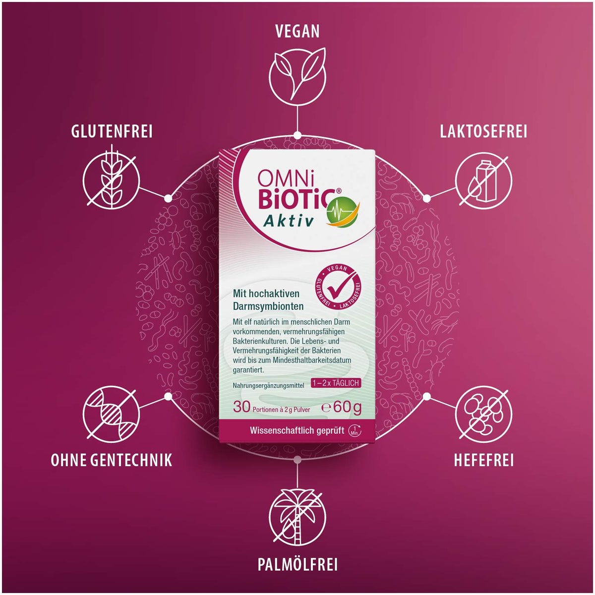 Omni Biotic Aktiv Pulver 60g