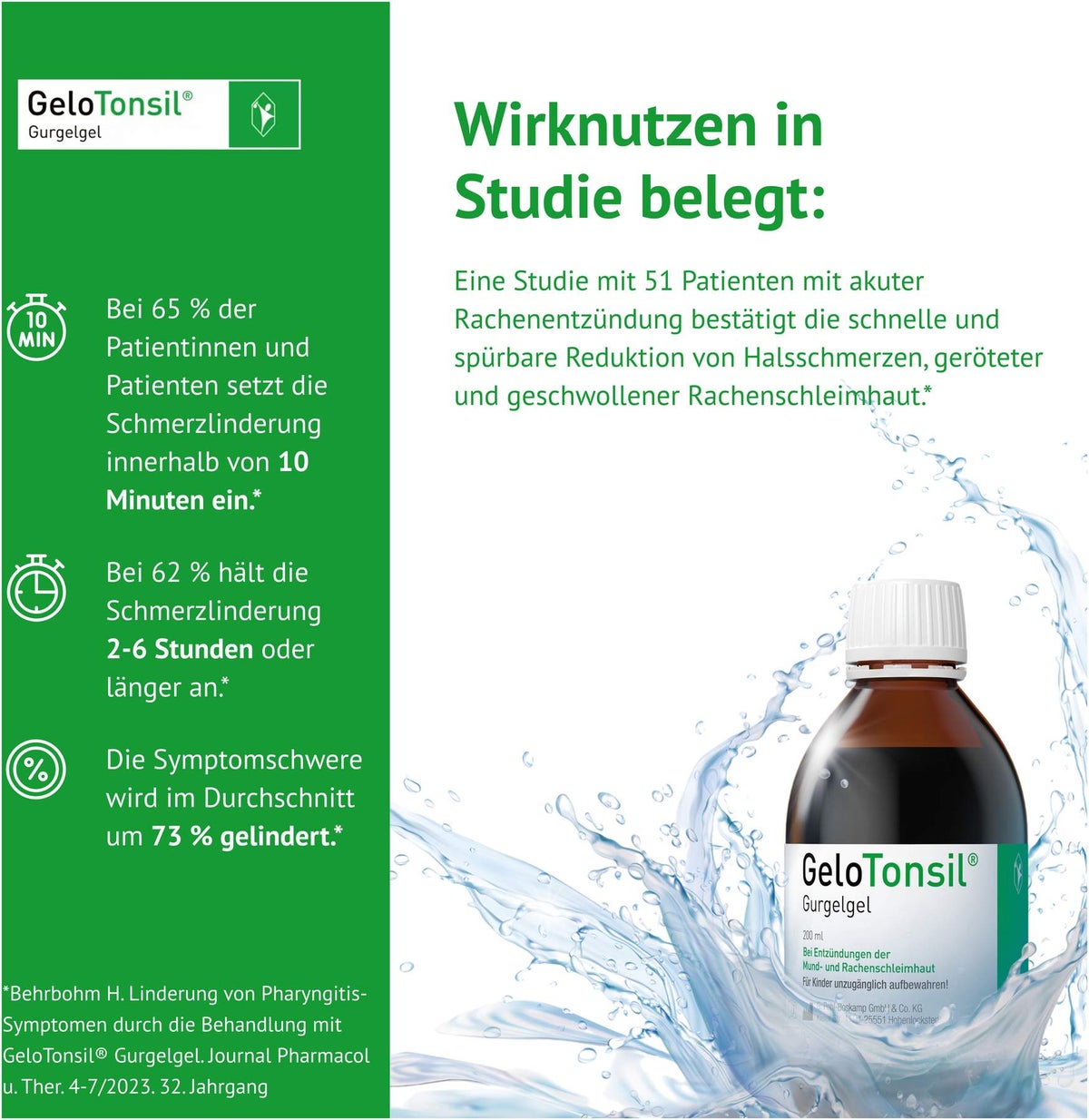 GeloTonsil Gurgelgel 200 ml
