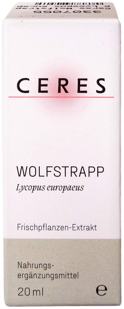 Ceres Wolfstrapp Lycopus Europaeus Extract Tropfen 20 ml