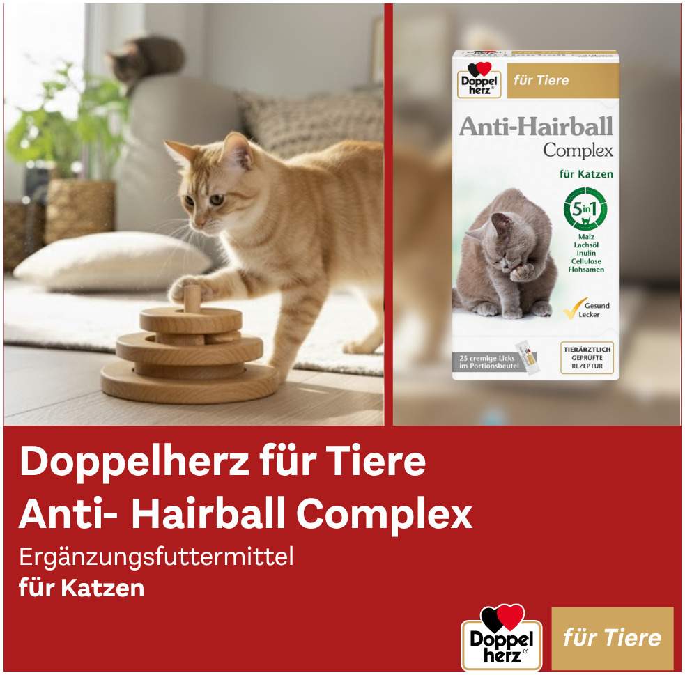 Doppelherz Anti-Hairball Complex für Katzen 25 Licks