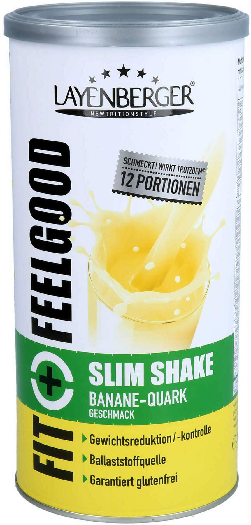 Layenberger Fit+feelgood Slim Shake Banane-Quark 396g