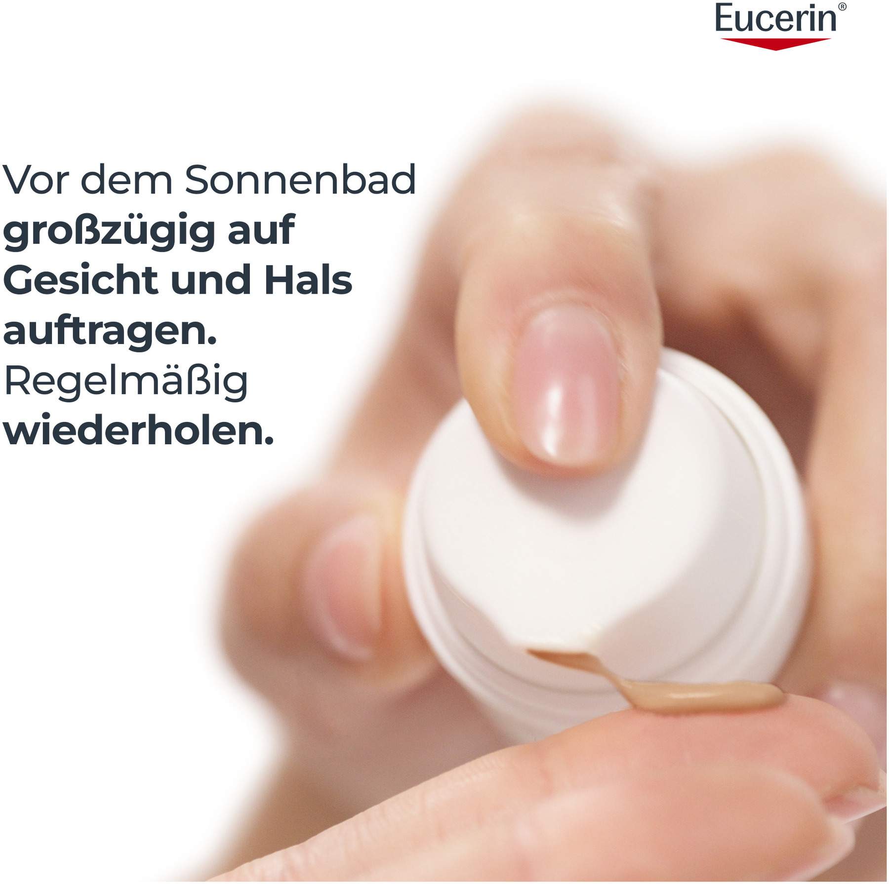 Eucerin Sun Oil Control Face Fluid Getönt (Hell) LSF 50  50 ml