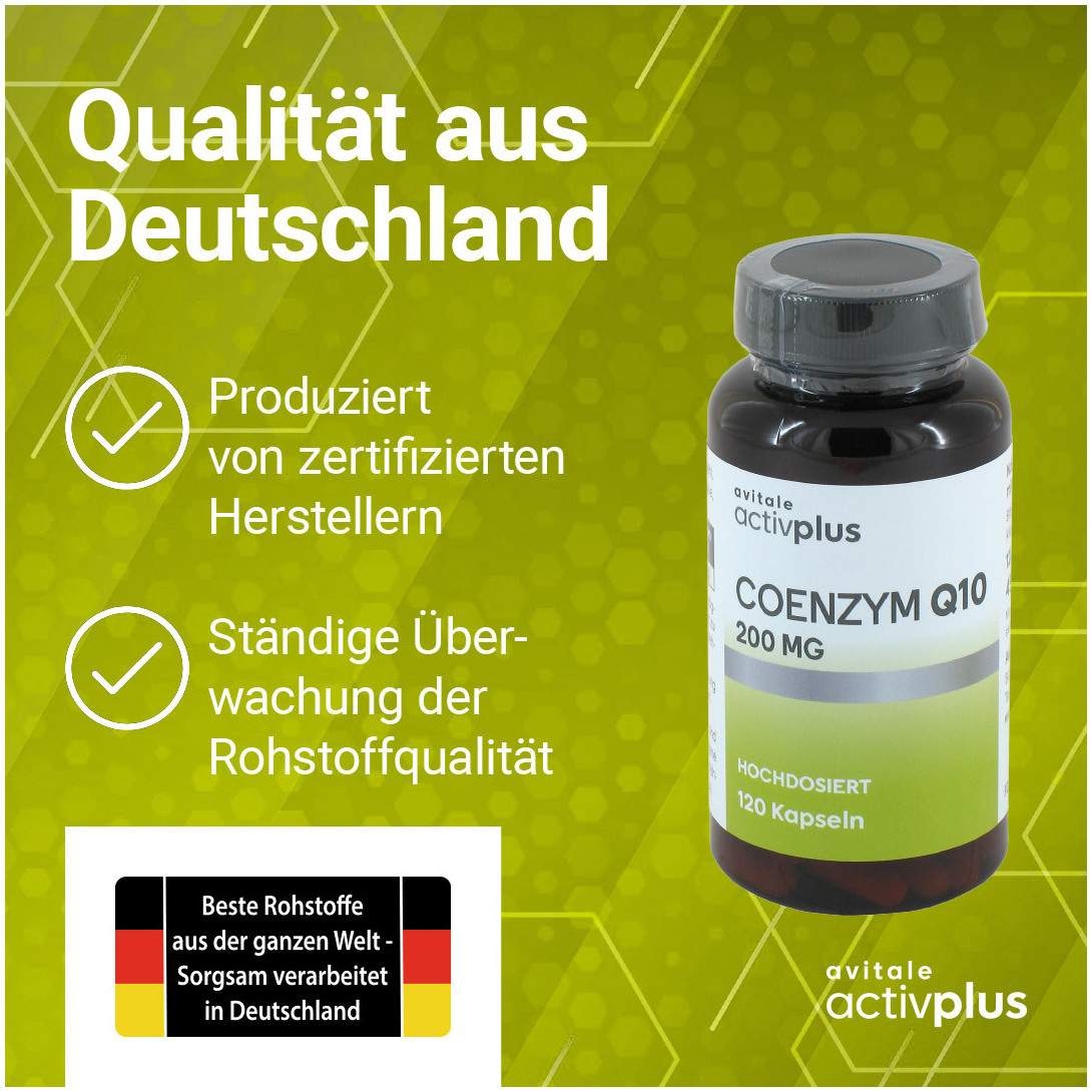 Activplus Coenzym Q10 200 mg 120 Kapseln
