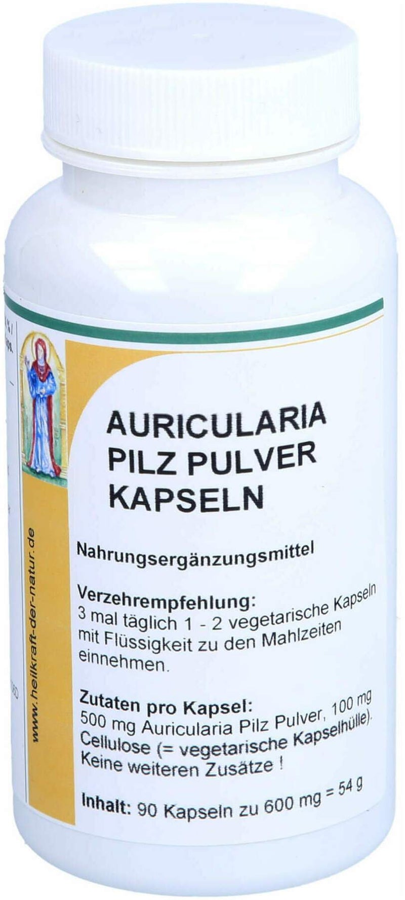 Auricularia Pilz Pulver Kapseln 100 Stück