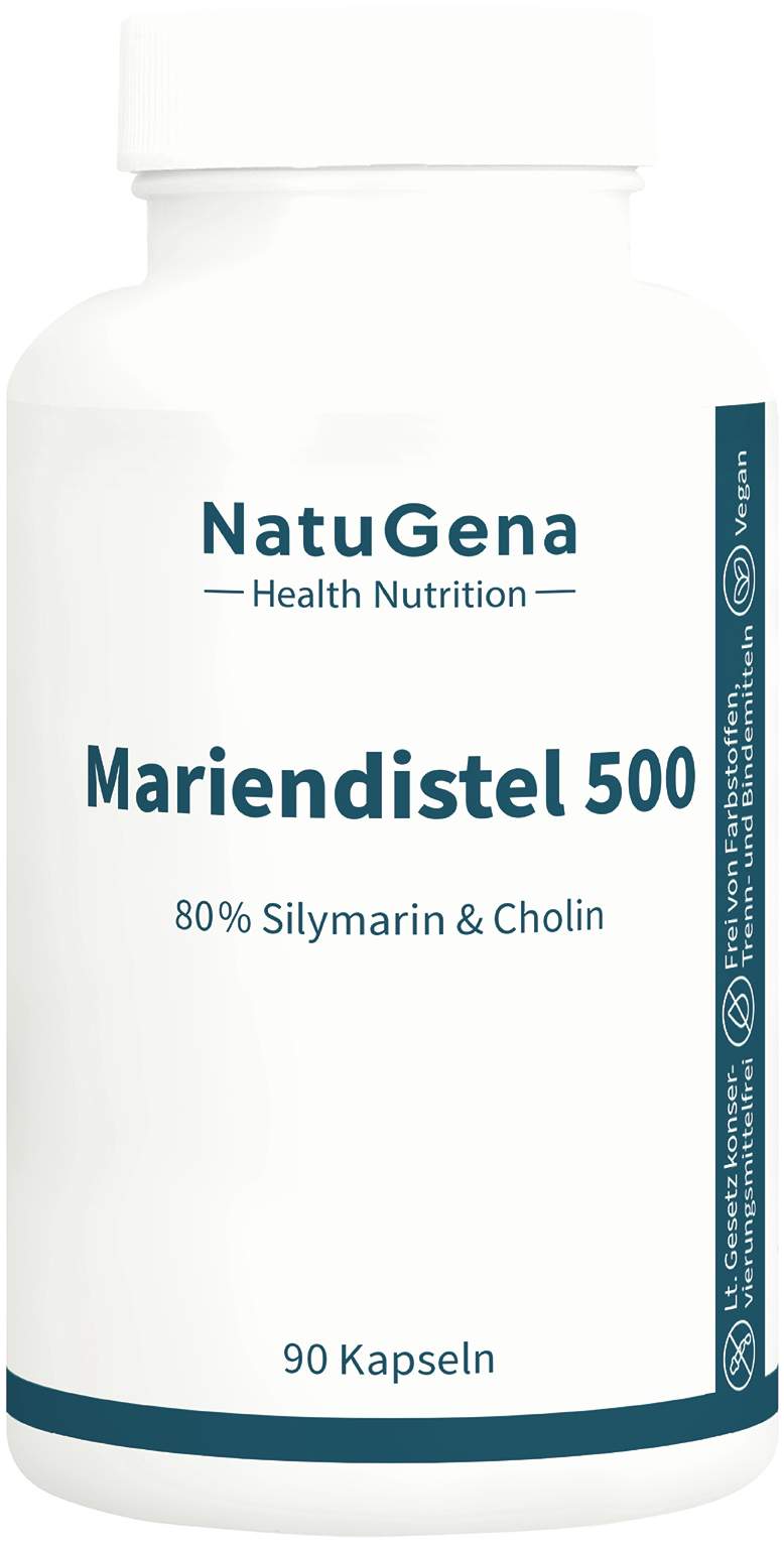 Mariendistel 500 Silymarin & Cholin vegan 90 Kapseln