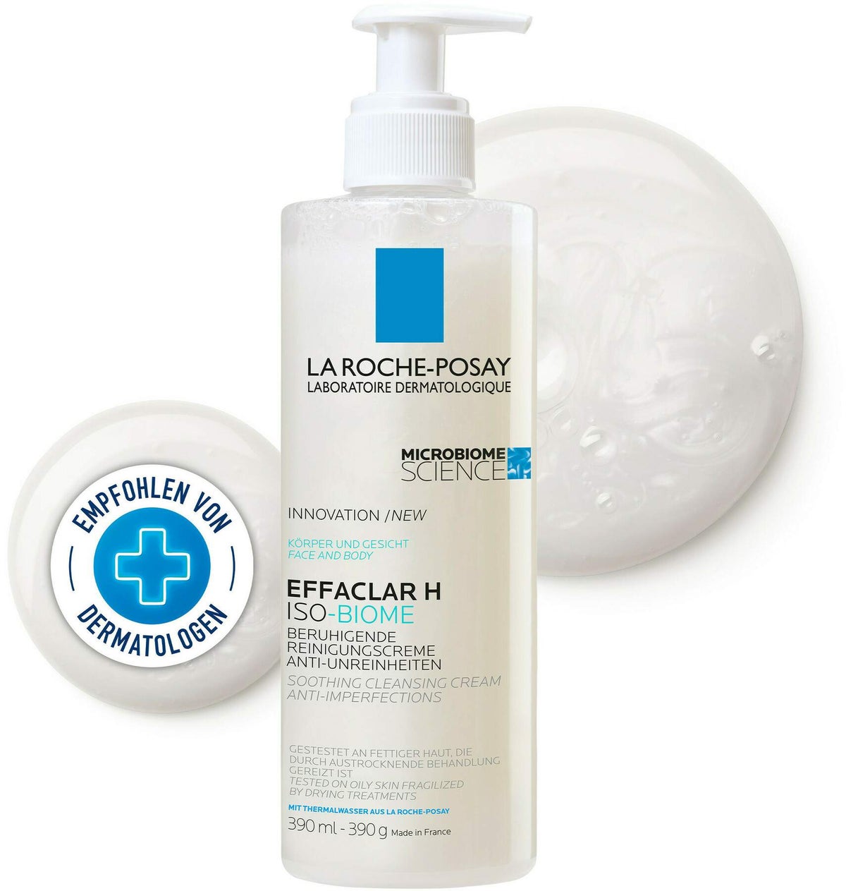 La Roche Posay Effaclar H Iso-Biome Reinigungscreme 390 ml