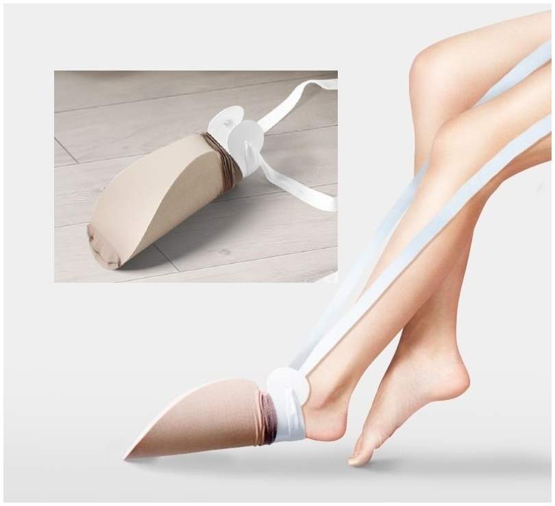 Anziehhilfe F.Socken+strümpfe Flexible Schale 1 St