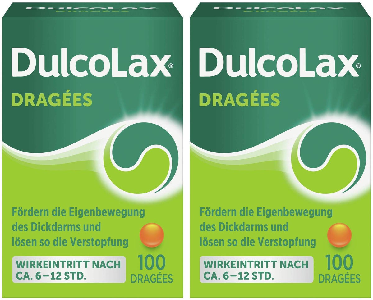 Sparset Dulcolax 2 x 100 Dragees Dose