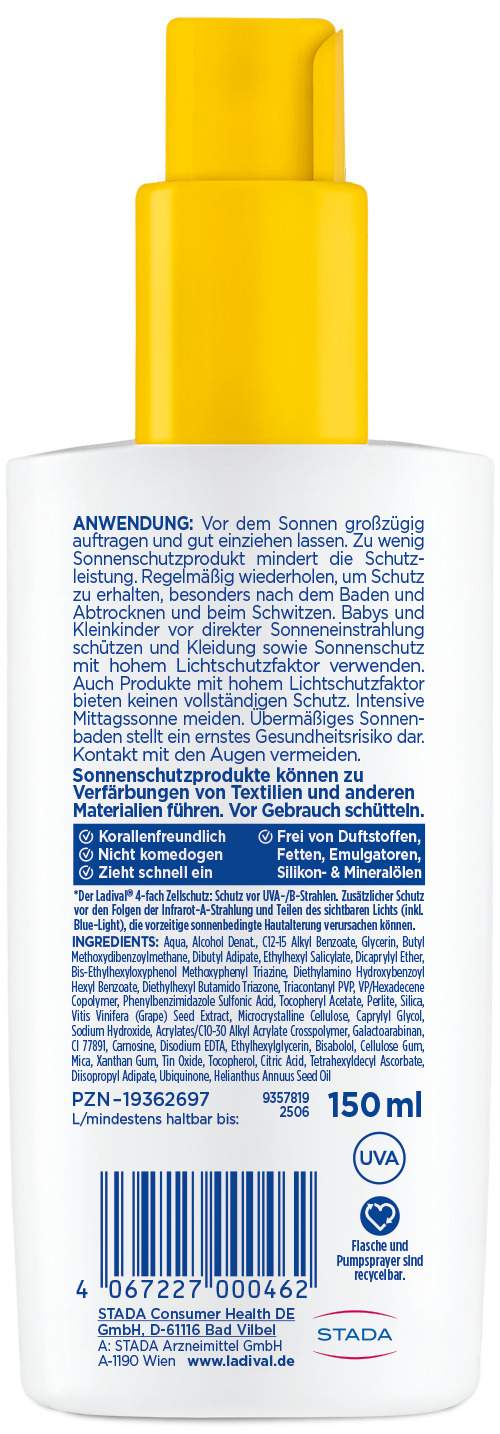 Ladival allergische Haut Sonnenschutz-Spray LSF 30 150 ml