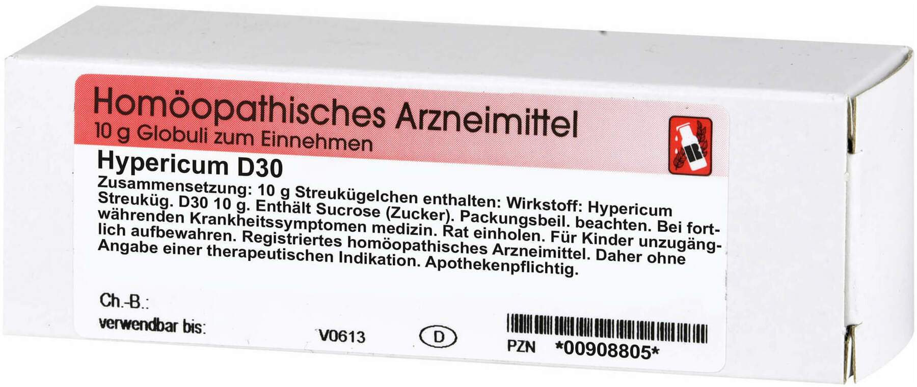 Hypericum D 30 10 G Globuli