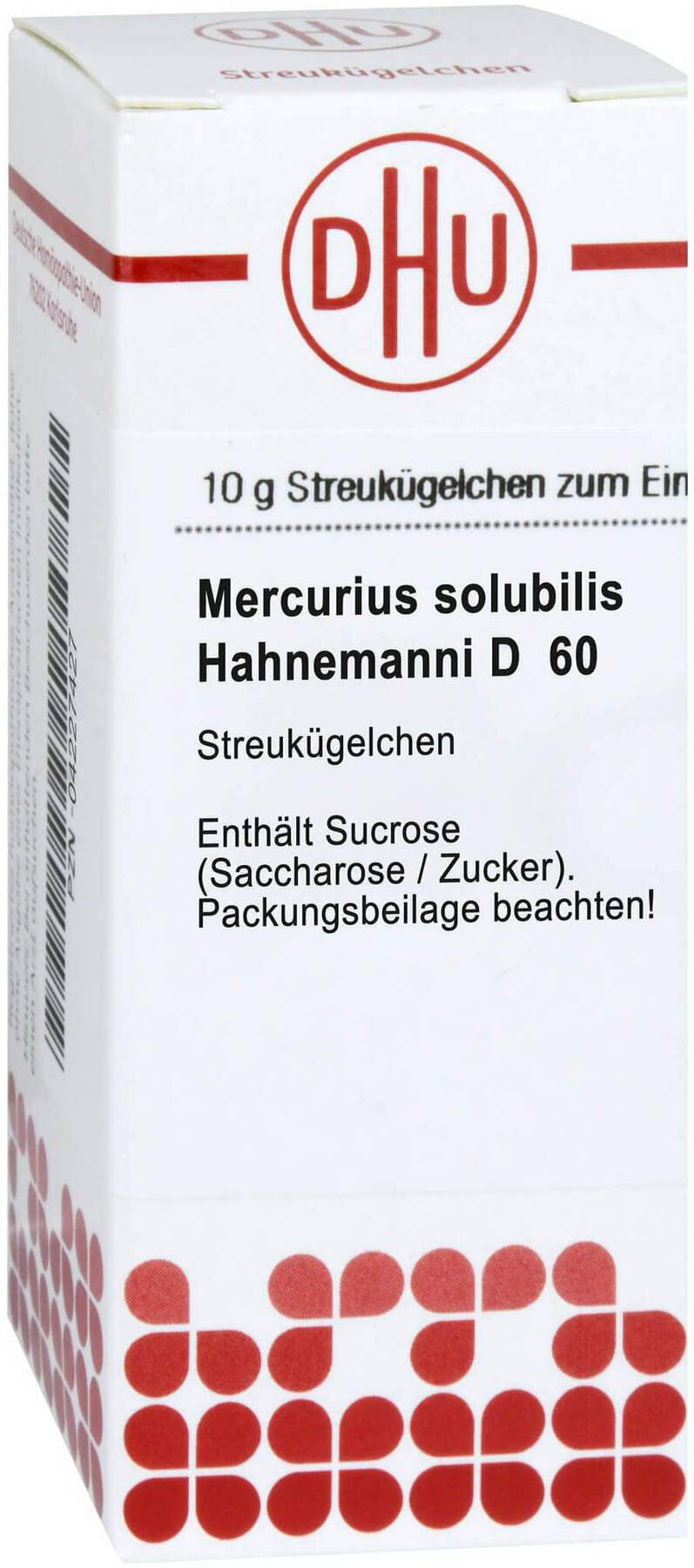 Dhu Mercurius Solubilis Hahnemanni D60 Globuli 10 G