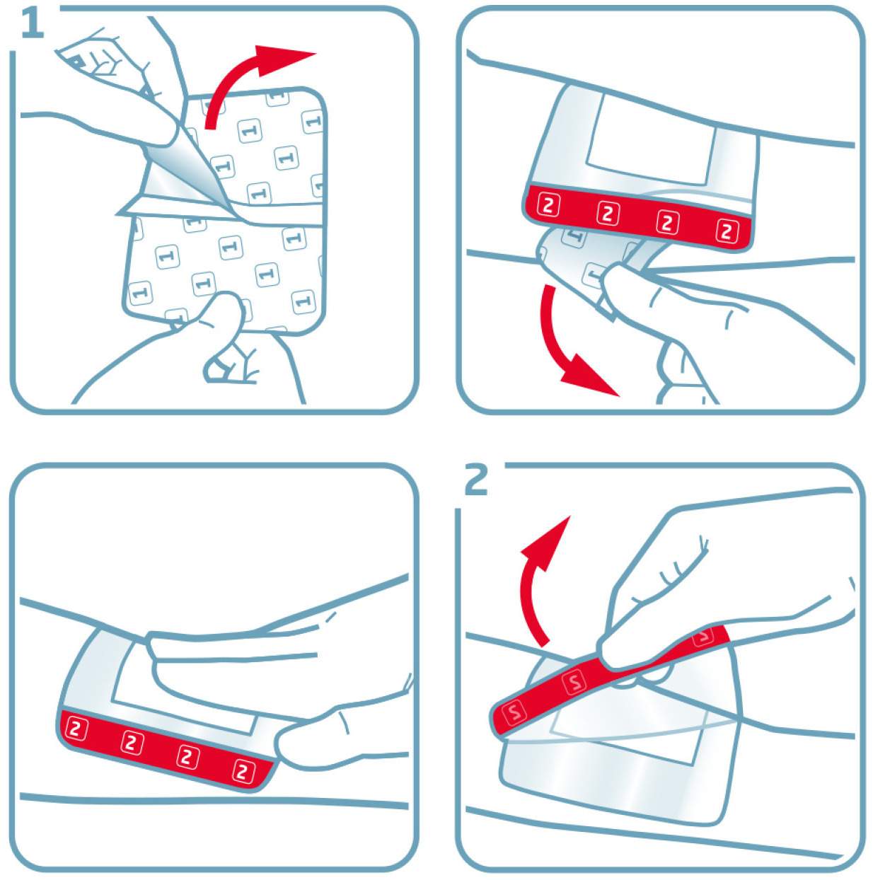 Leukomed T Plus Skin Sensitive Steril 5 X 7,2 cm 5 Stück