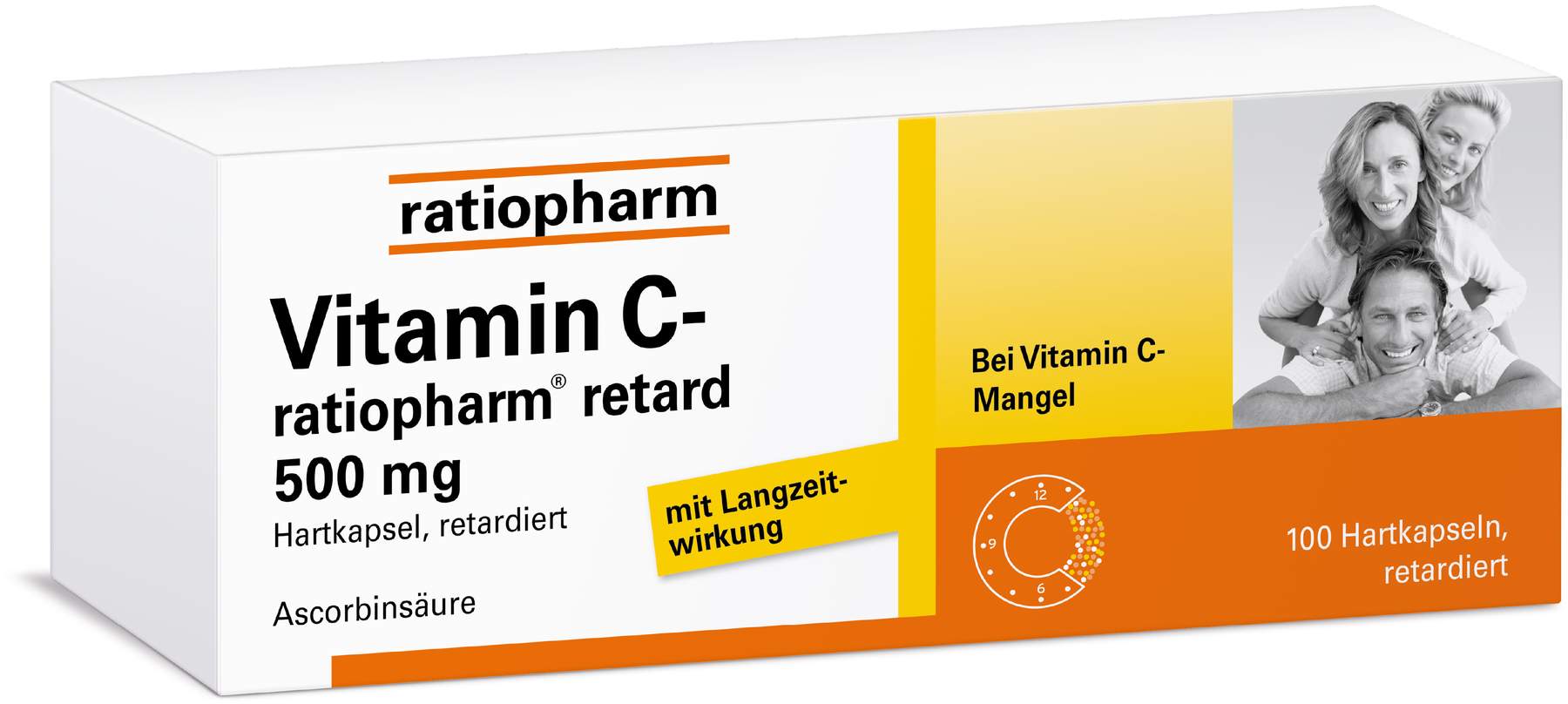 Vitamin C-Ratiopharm Retard 500 mg 100 Kapseln