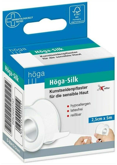 Höga Silk Pflaster 2,5cmx5m