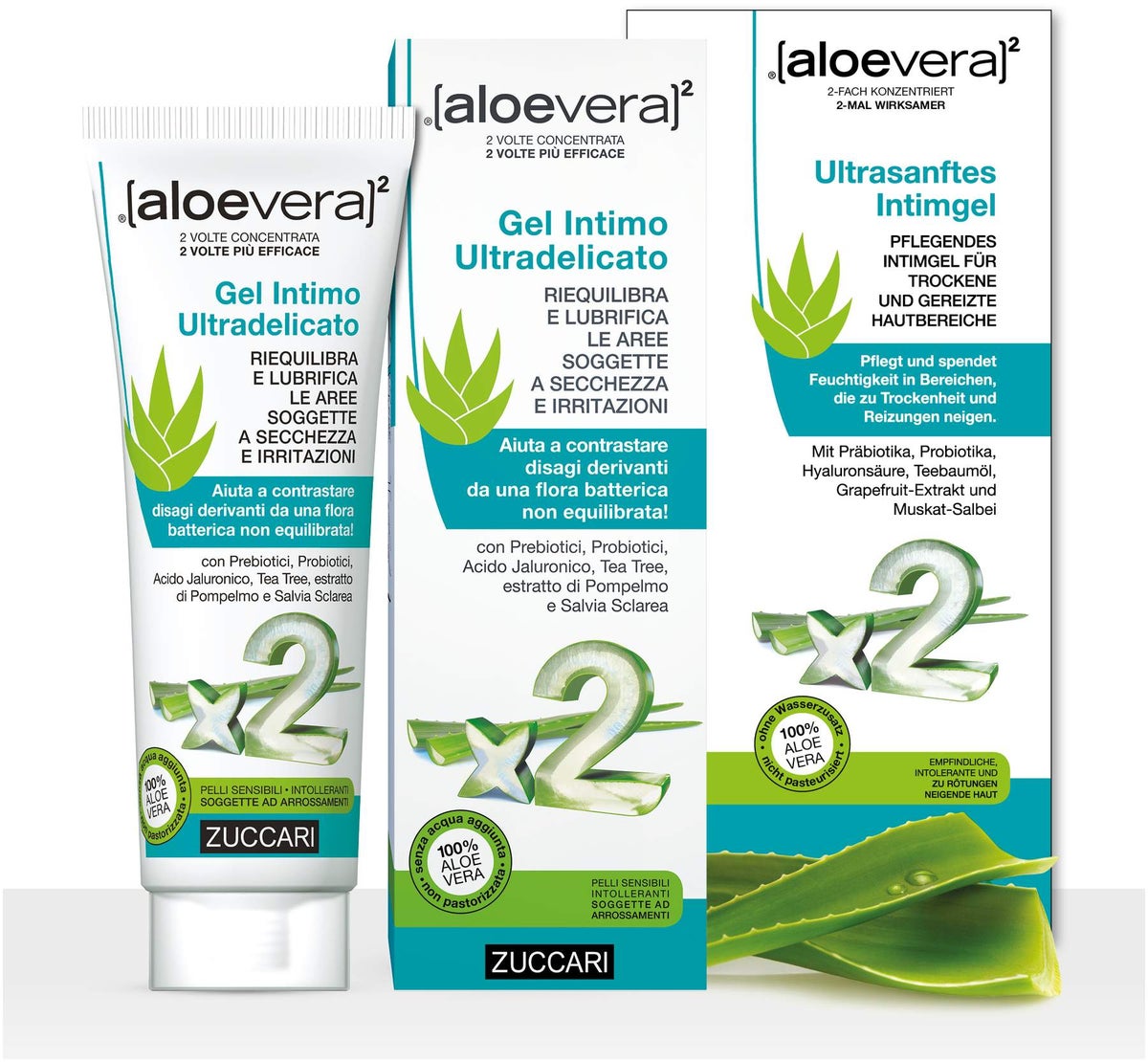 Aloevera Gel Intim Sanft Feuchtgel Zuccari 80 ml