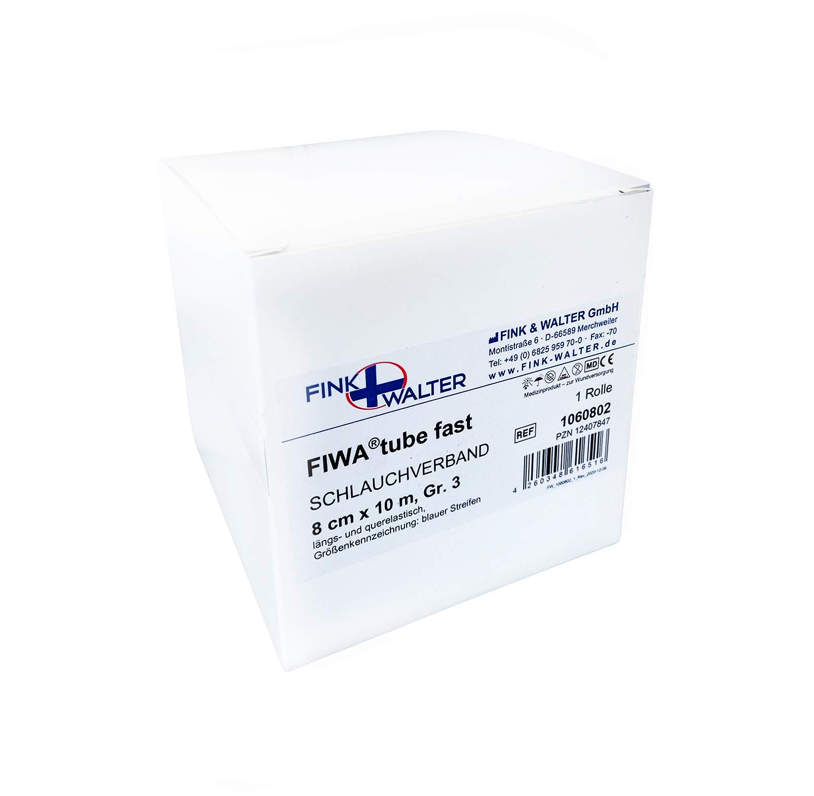 Schlauchverband Längsqu.Gr.3 8cmx10m Fiwatu.Fas