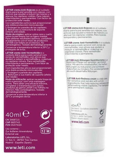 LETI SR Anti Rötungen SPF 20 40 ml Gesichtscreme