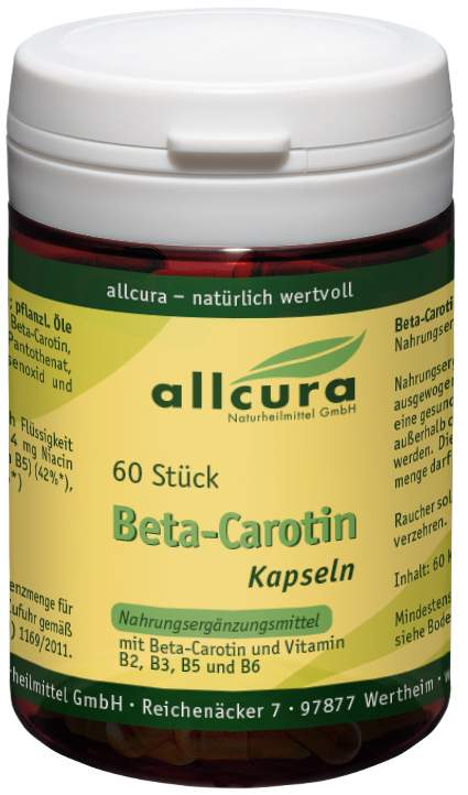 Beta Carotin 60 Kapseln