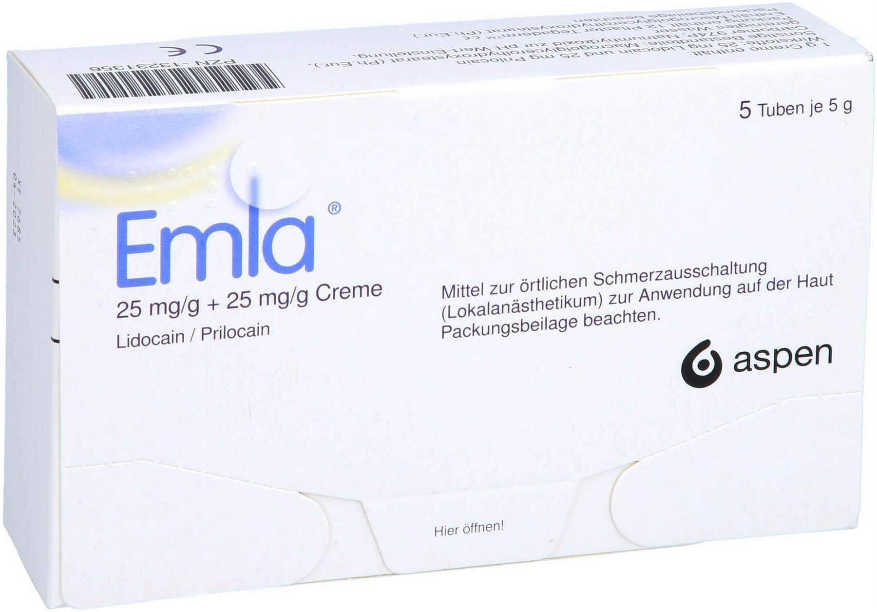 Emla 25 mg Pro G + 25 mg Pro G Creme + 12 Tegaderm Pflaster  5...
