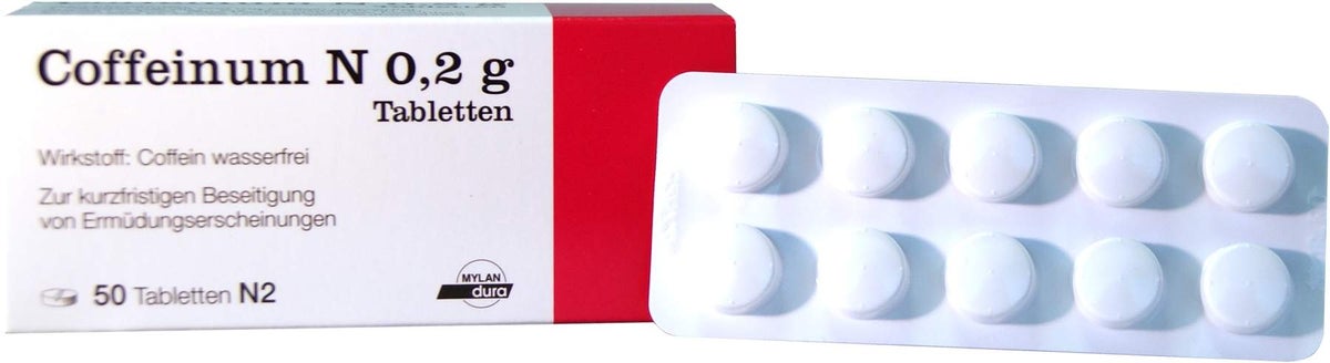 Coffeinum N 0,2 g 50 Tabletten