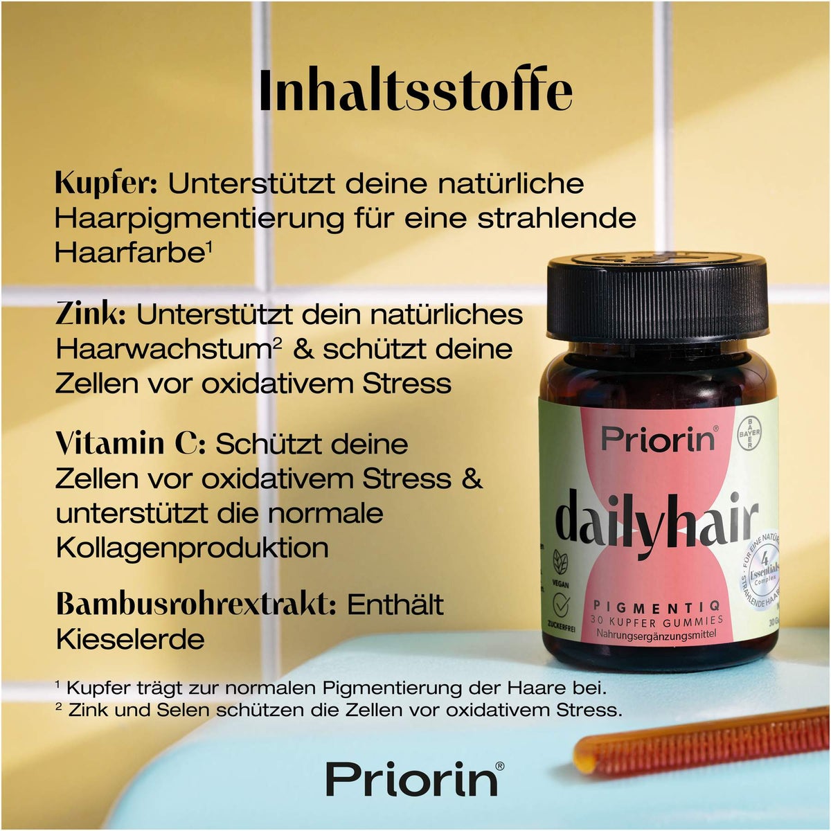 Priorin dailyhair Pigmentiq Gummies 30 Stück