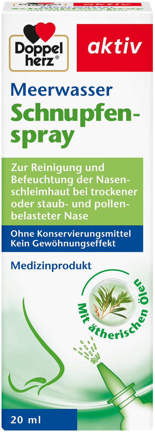 Doppelherz Aktiv Meerwasser Schnupfenspray