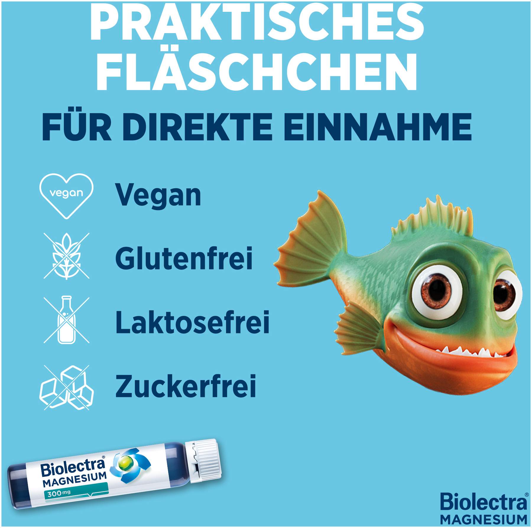 Biolectra Magnesium 300 mg Liquid 28 Trinkfläschchen