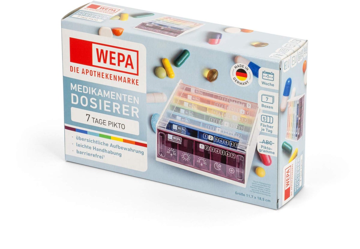 WEPA 7 Tage Wochenmagazin Regenbogen-Piktogramme