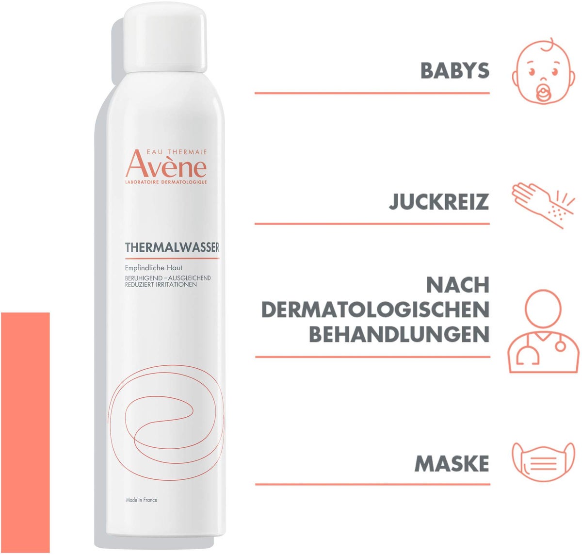 Avene Thermalwasser Spray 300 ml Spray + gratis 50 ml
