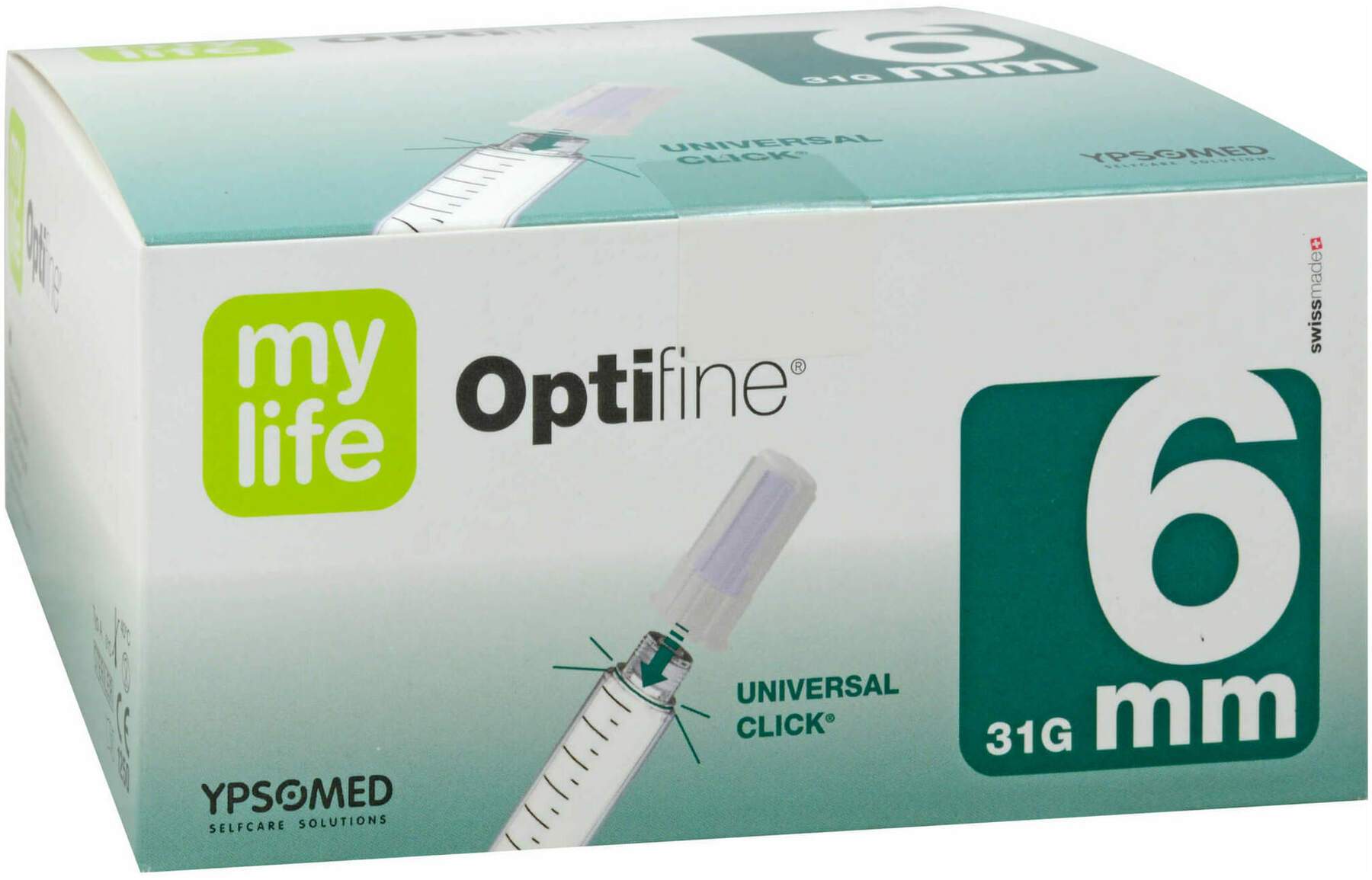 Mylife Optifine Pen-Nadeln 6 mm Cpc 100 Stk