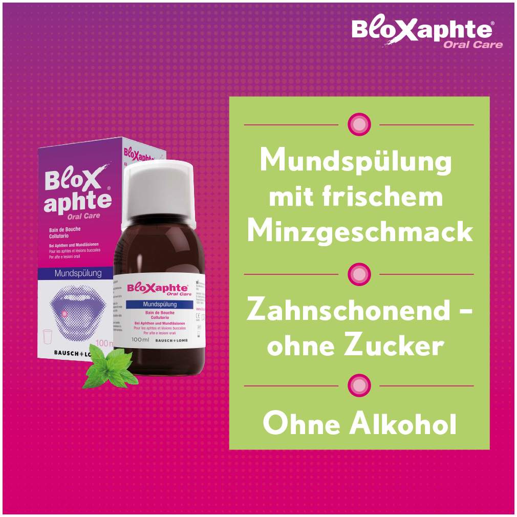 Bloxaphte Oral Care Mundspülung 100 ml