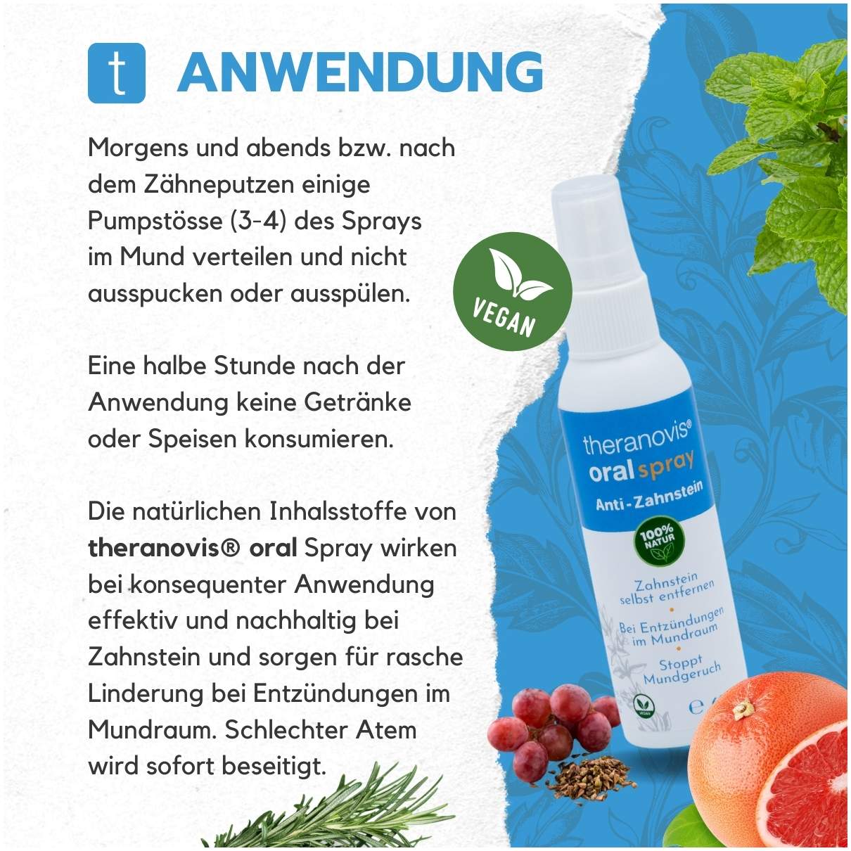 Theranovis Zahnstein Spray 65 ml