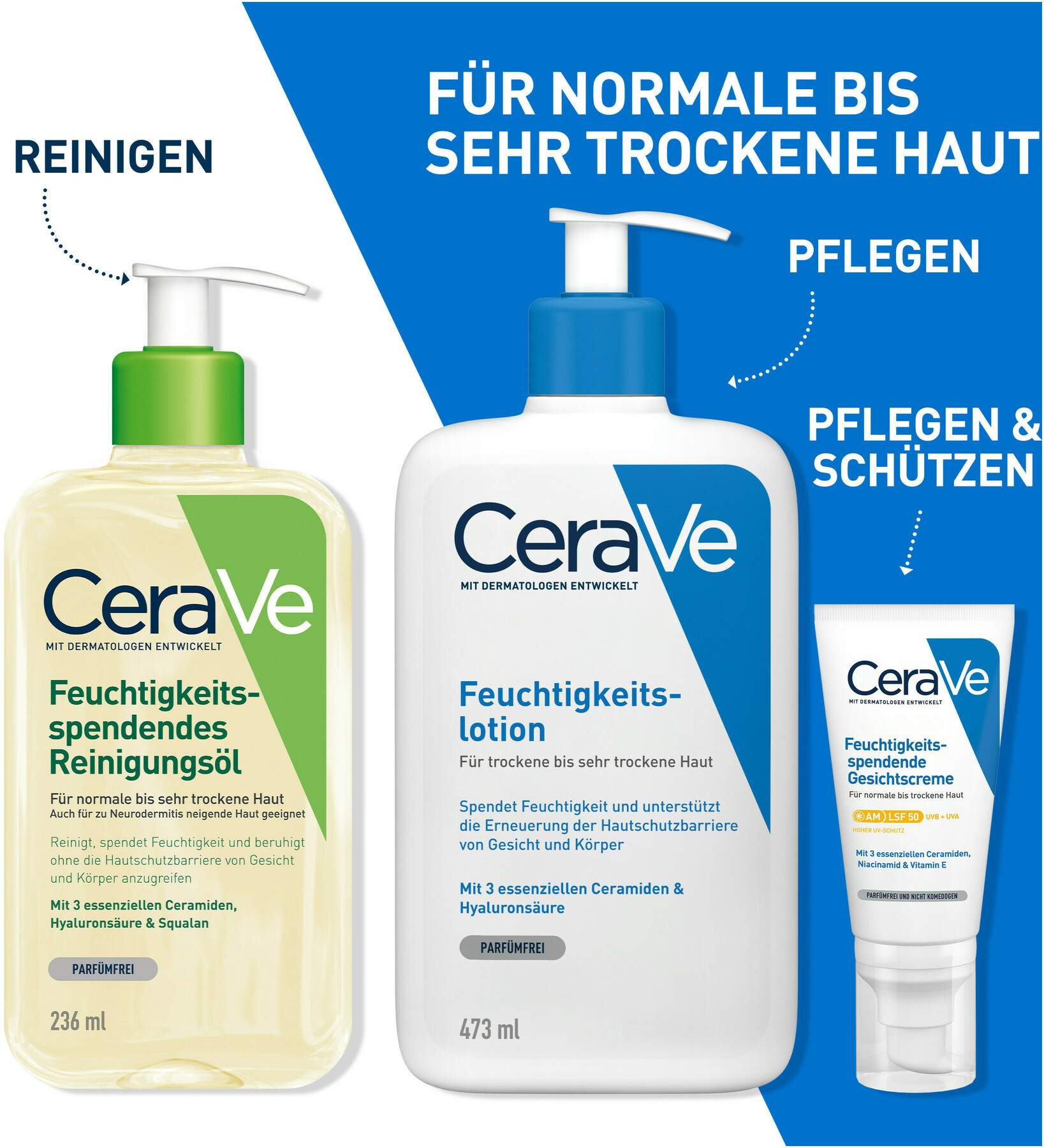 CeraVe feuchtigkeitsspendendes Reinigungsöl 236 ml