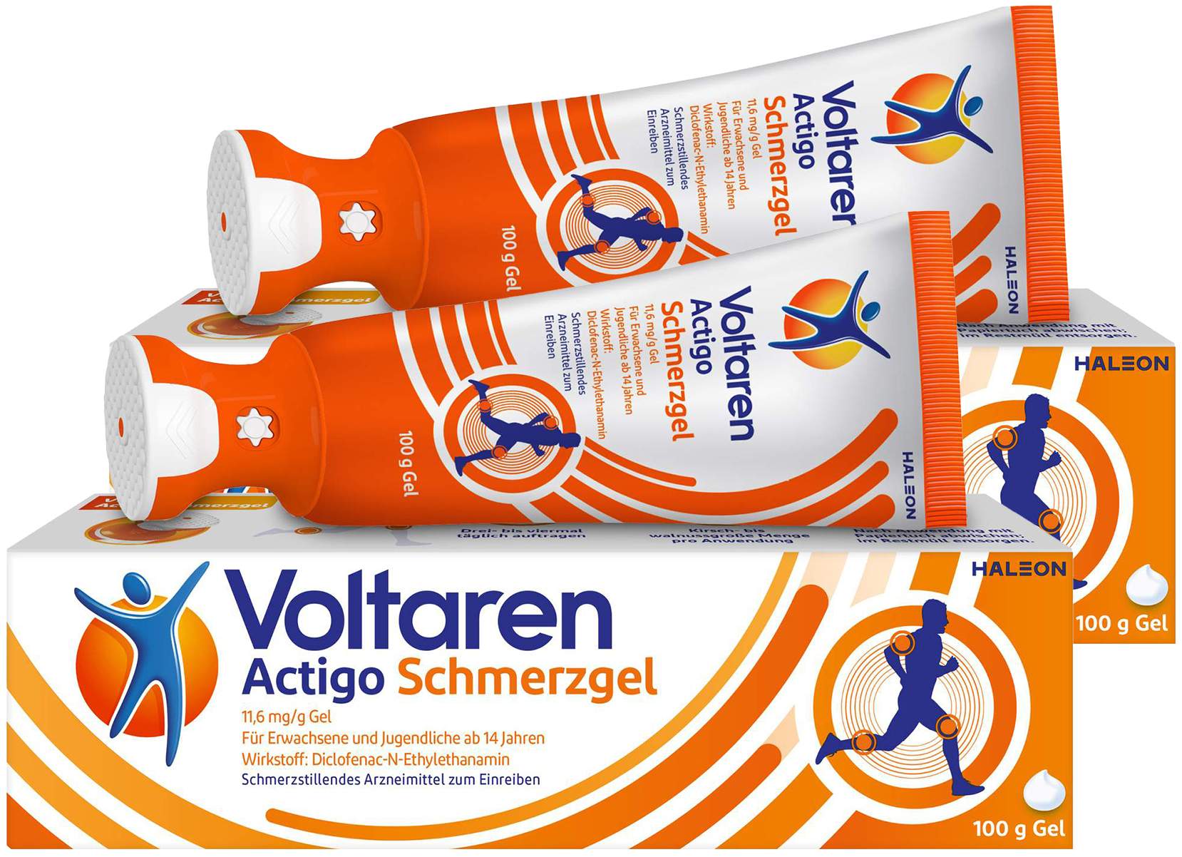Voltaren Actigo Schmerzgel mit EASY Applikator 2 x 100 g