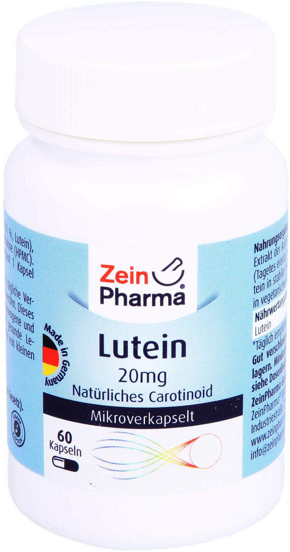 Lutein 20 mg Mikroverkapselt 60 Kapseln