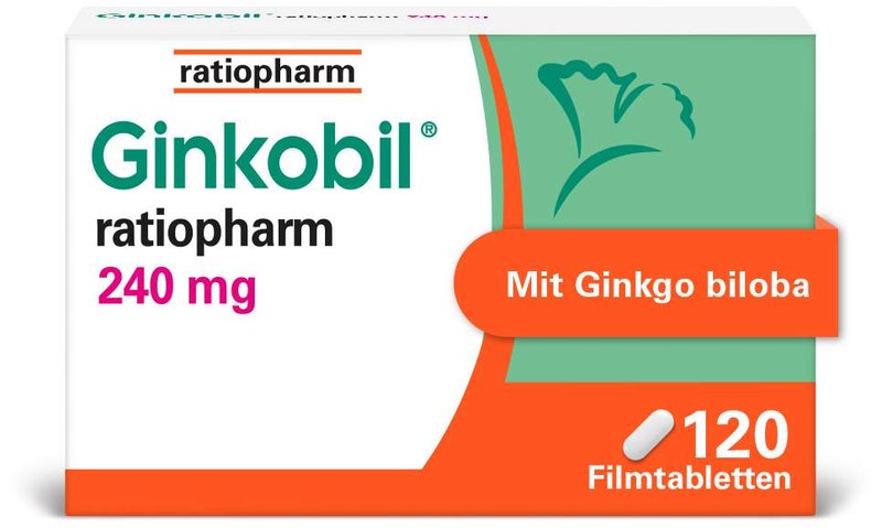 Ginkobil ratiopharm 240 mg 120 Filmtabletten