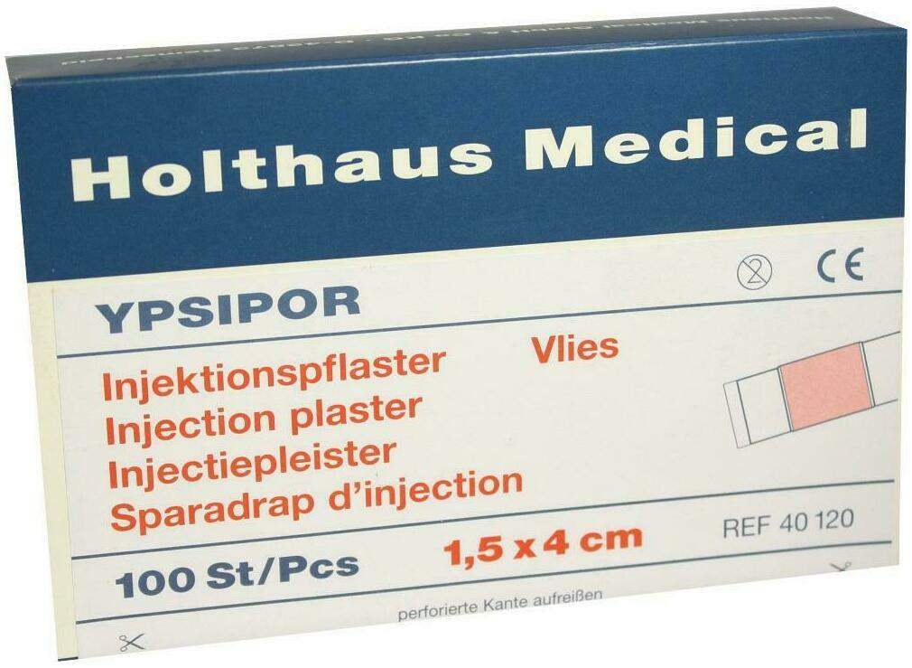 Injektionspflaster Ypsipor Vlies 1,5x4cm 100 Pflaster