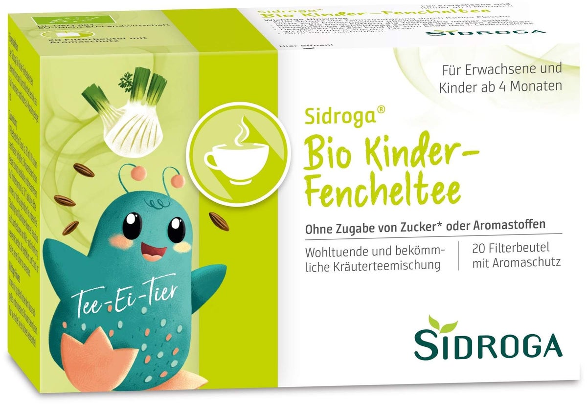 Sidroga Bio Kinder-Fencheltee 20 Filterbeutel