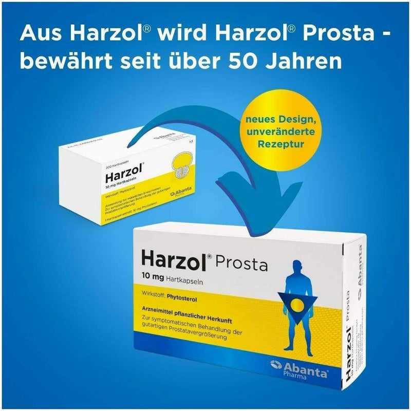 Harzol Prosta 10 mg 200 Hartkapseln