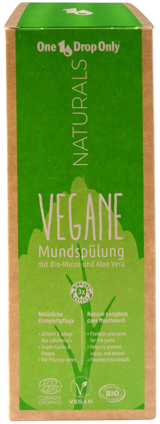 One Drop Only Naturals Vegane Mundspülung 500ml