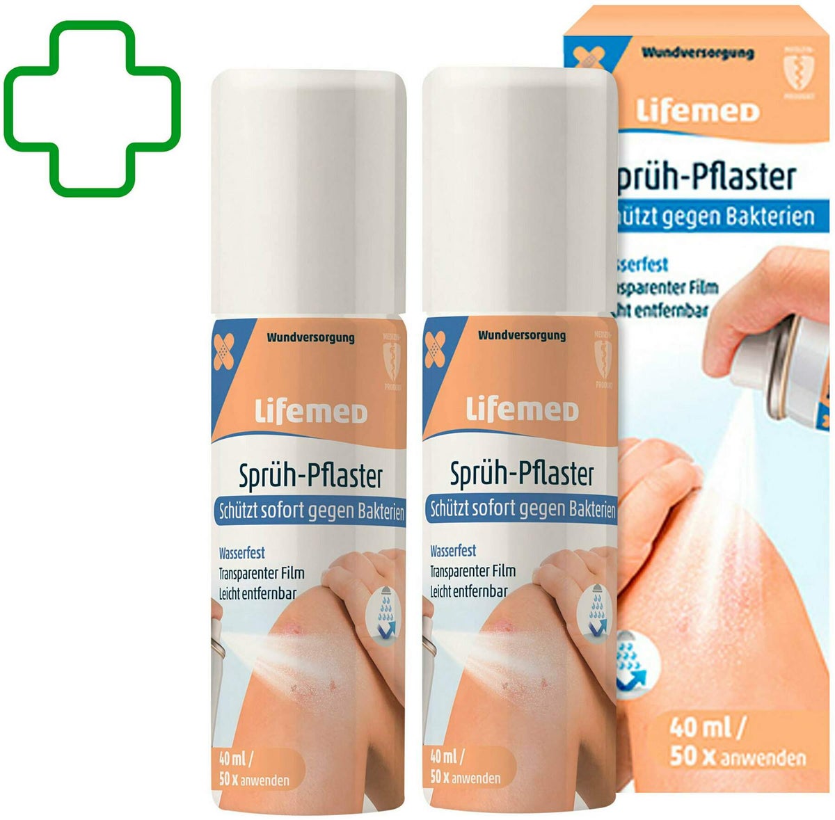 Sprühpflaster, 2 Stück, je 40 ml