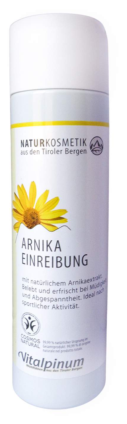 Arnika Einreibung Naturkosmetik Vitalpinum 250 ml