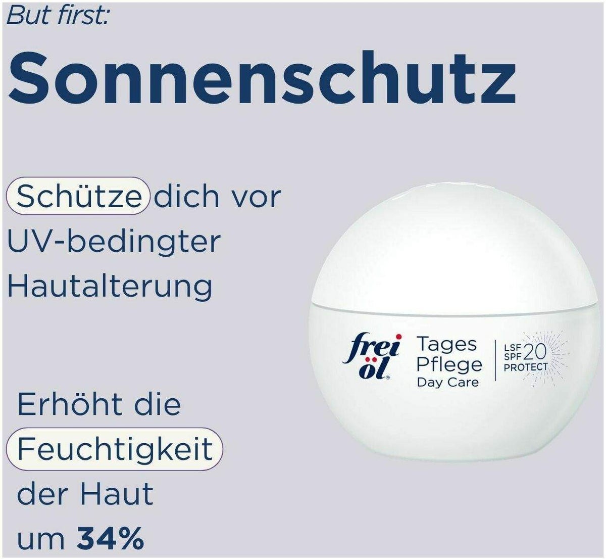 Frei Öl Hydrolipid Tagespflege Protect LSF 20 50 ml
