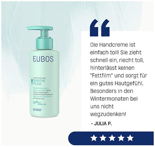Eubos Sensitive Pflege Hand Repair & Schutz Spender 150 ml Creme