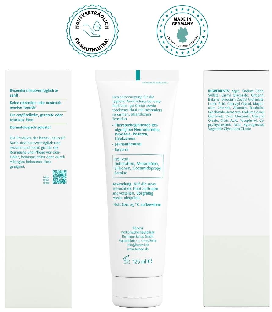 Benevi Neutral Gesichts - Reinigung Gel 125 ml