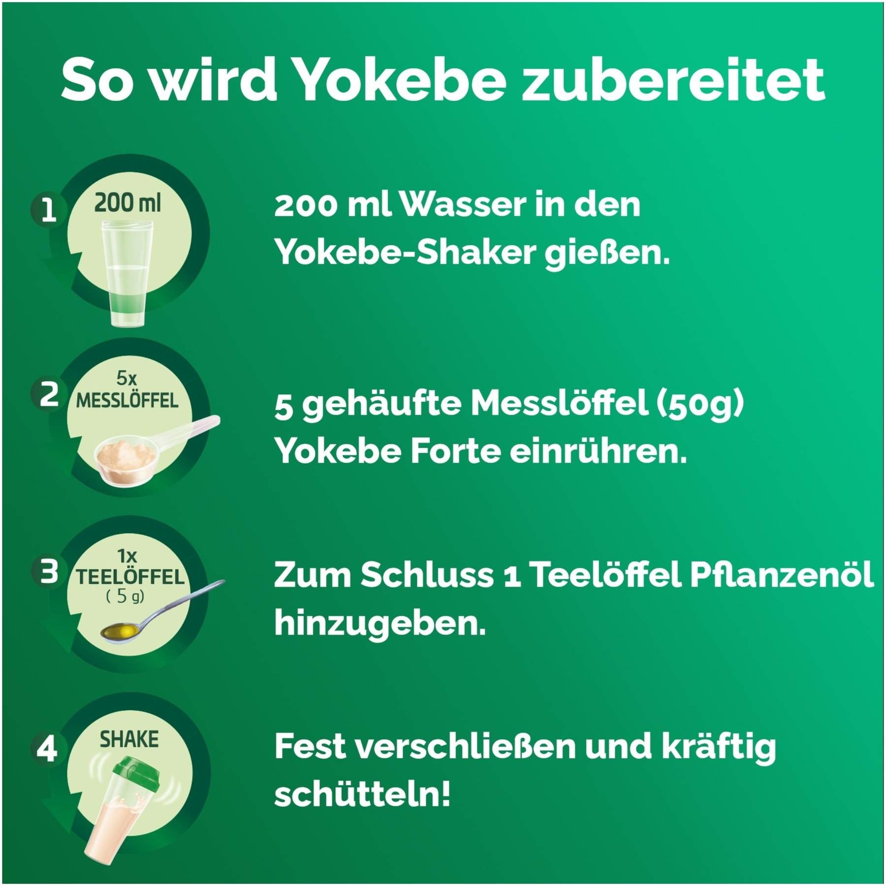 Yokebe Forte NF2024 Pulver DE 500 g Pulver