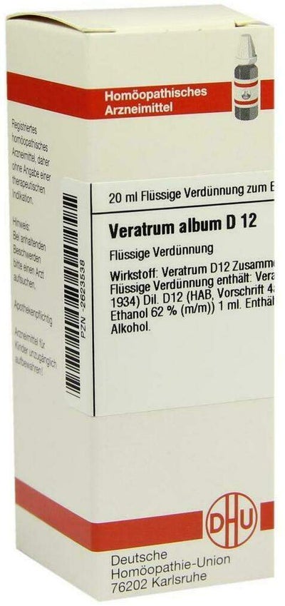 Dhu Veratrum Album D12 20 ml Dilution
