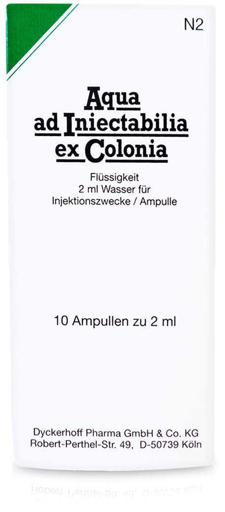 Aqua Ad Iniectabilia Ex Colonia Ampullen 10x2